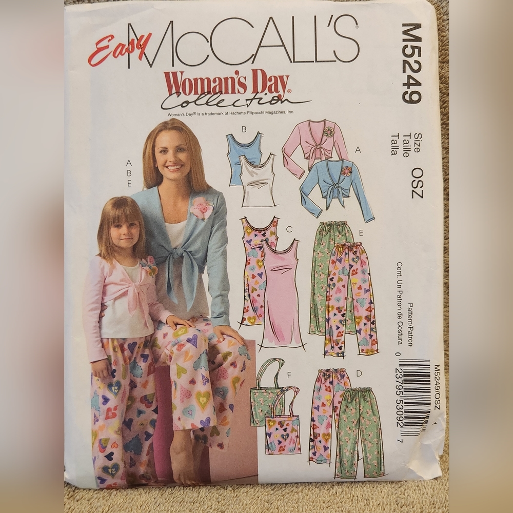 Easy McCall's Women's Day Pattern, NWT